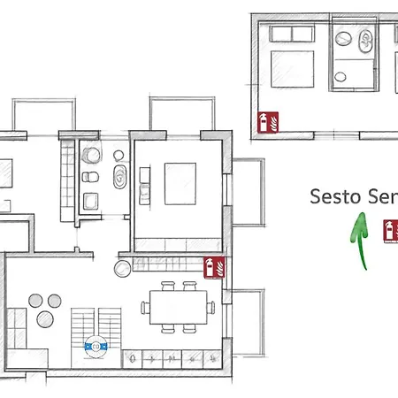 Sesto Senso شقة